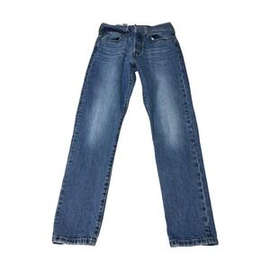 Levis 501 Original Skinny Jeans Womens 26X27 Blue Stretch Denim 29502-0220